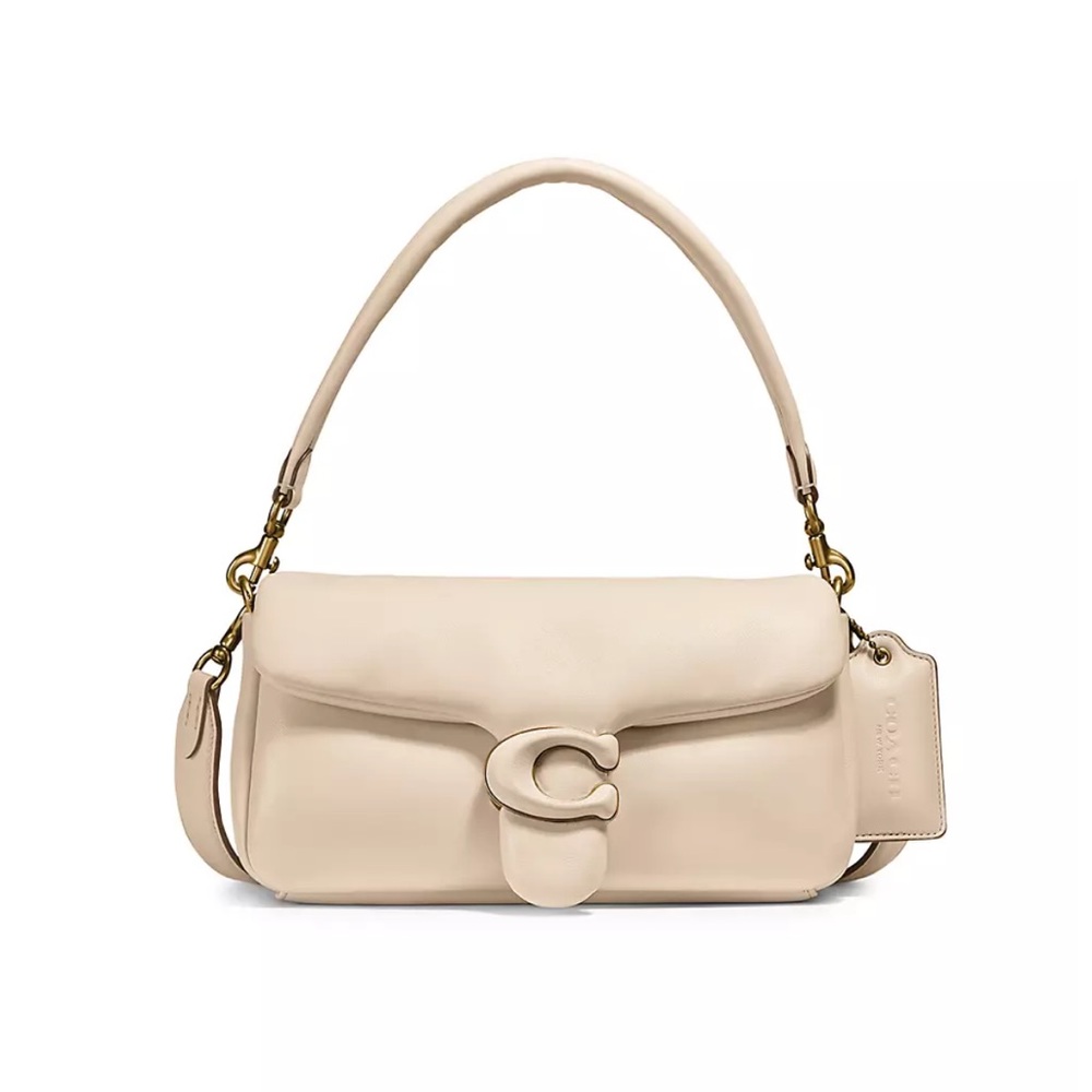 Coach Ivory Pillow Tabby 26 (Large) Leather Shoulder Bag